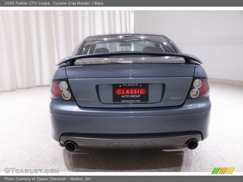 Cyclone Gray Metallic / Black 2006 Pontiac GTO Coupe