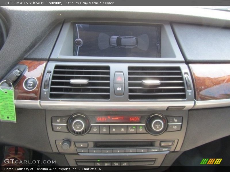 Platinum Gray Metallic / Black 2012 BMW X5 xDrive35i Premium