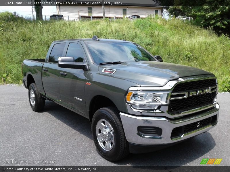 Olive Green Pearl / Black 2021 Ram 2500 Tradesman Crew Cab 4x4
