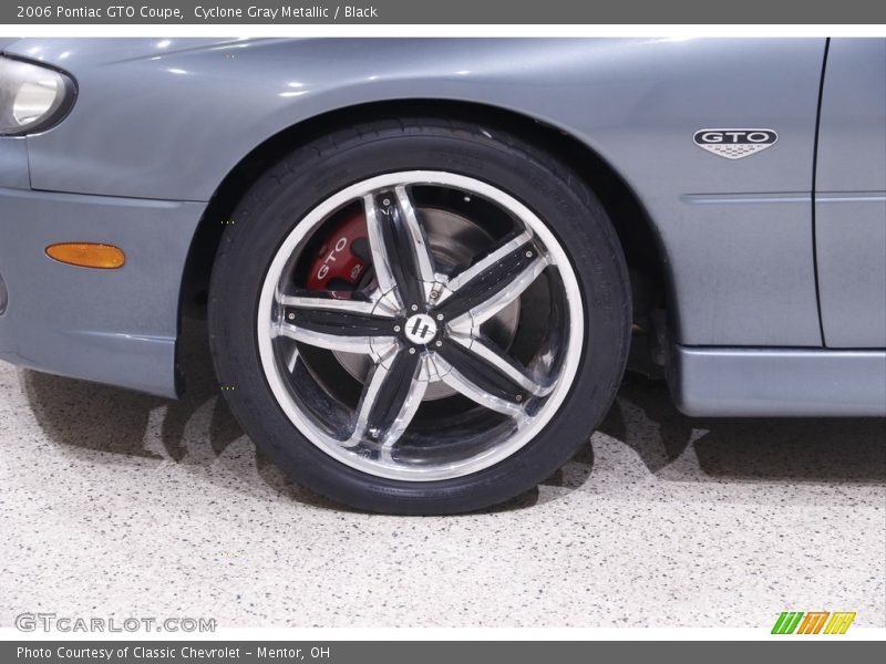 Cyclone Gray Metallic / Black 2006 Pontiac GTO Coupe