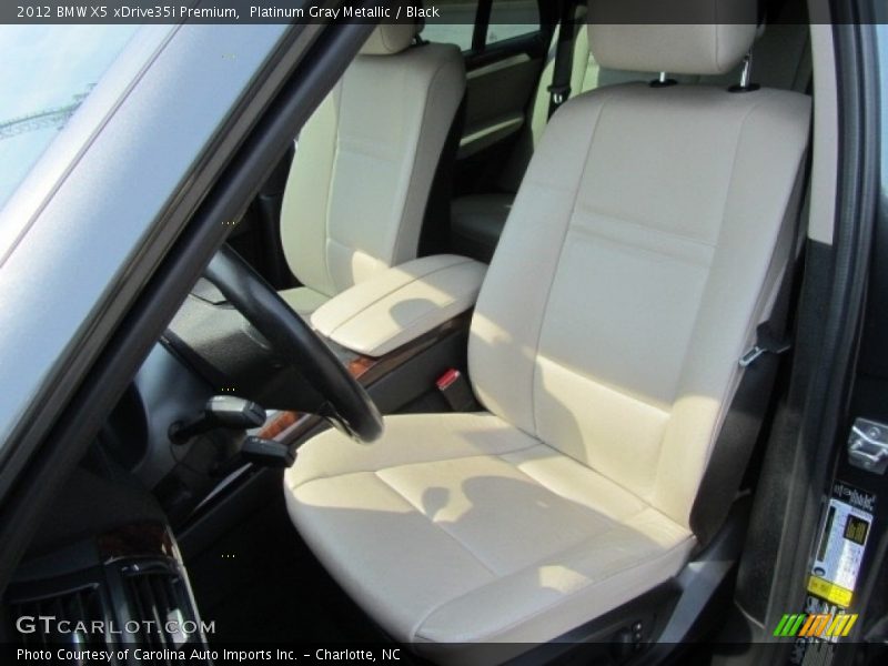 Platinum Gray Metallic / Black 2012 BMW X5 xDrive35i Premium