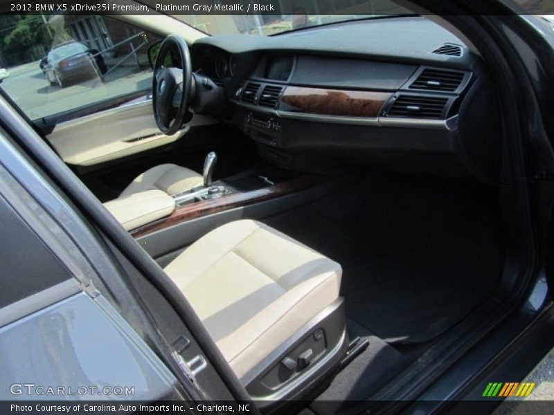 Platinum Gray Metallic / Black 2012 BMW X5 xDrive35i Premium