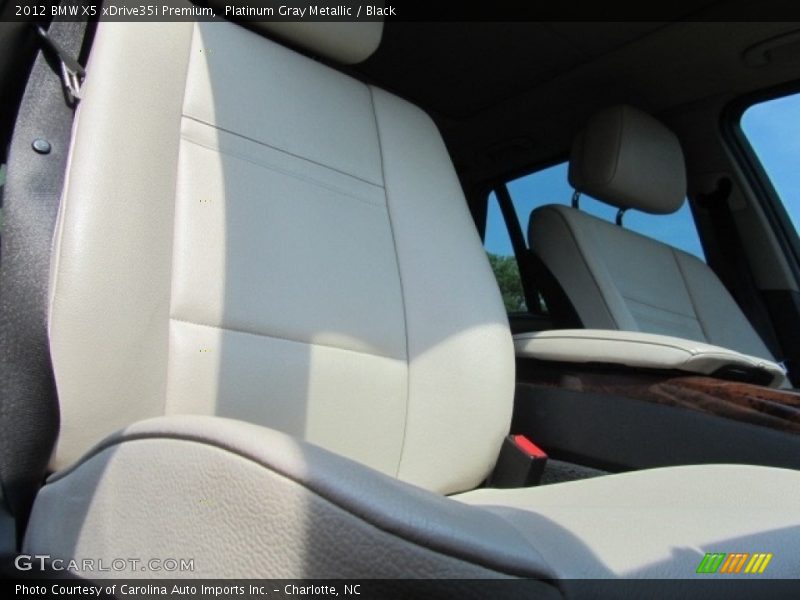 Platinum Gray Metallic / Black 2012 BMW X5 xDrive35i Premium