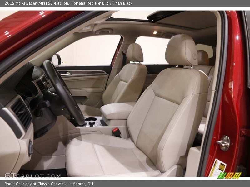 Fortana Red Metallic / Titan Black 2019 Volkswagen Atlas SE 4Motion