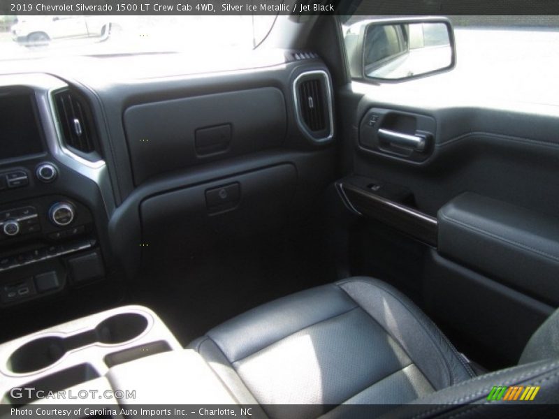 Silver Ice Metallic / Jet Black 2019 Chevrolet Silverado 1500 LT Crew Cab 4WD