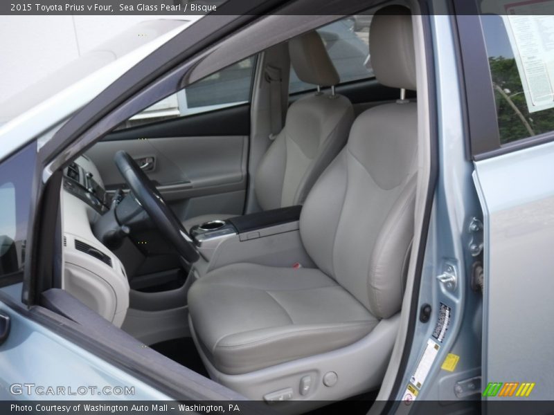 Front Seat of 2015 Prius v Four