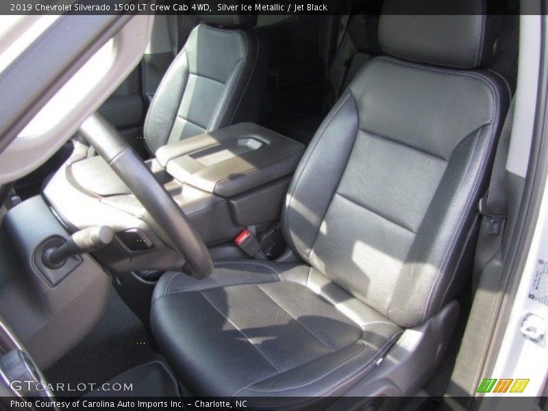 Silver Ice Metallic / Jet Black 2019 Chevrolet Silverado 1500 LT Crew Cab 4WD