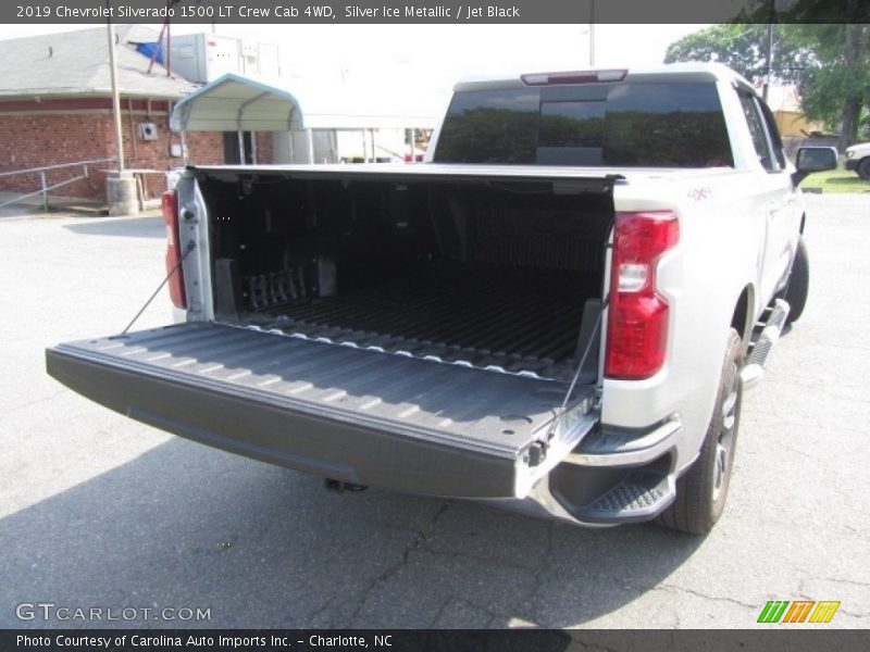 Silver Ice Metallic / Jet Black 2019 Chevrolet Silverado 1500 LT Crew Cab 4WD