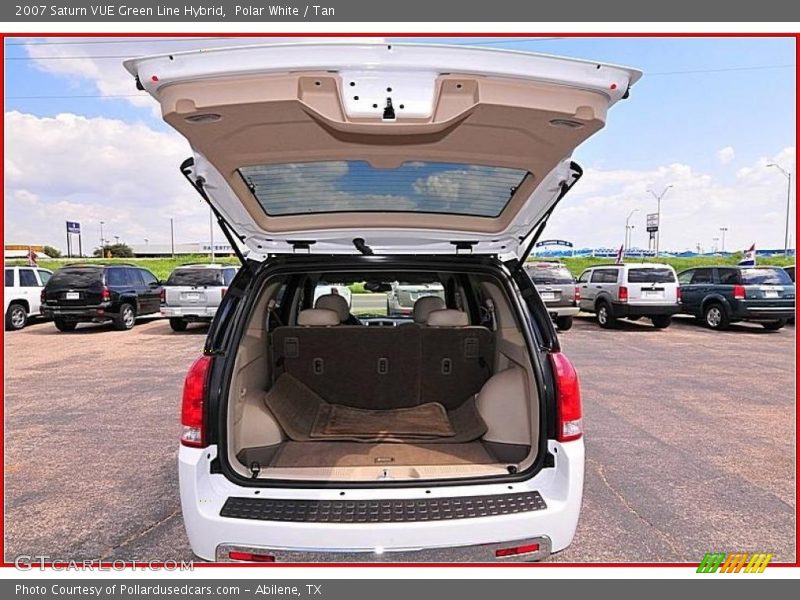 Polar White / Tan 2007 Saturn VUE Green Line Hybrid