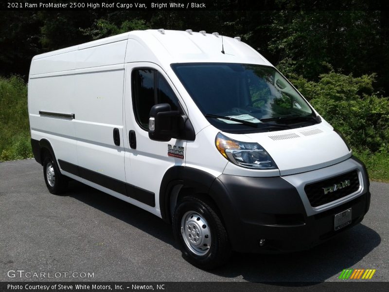 Bright White / Black 2021 Ram ProMaster 2500 High Roof Cargo Van