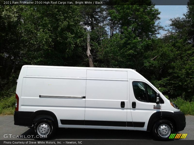 Bright White / Black 2021 Ram ProMaster 2500 High Roof Cargo Van