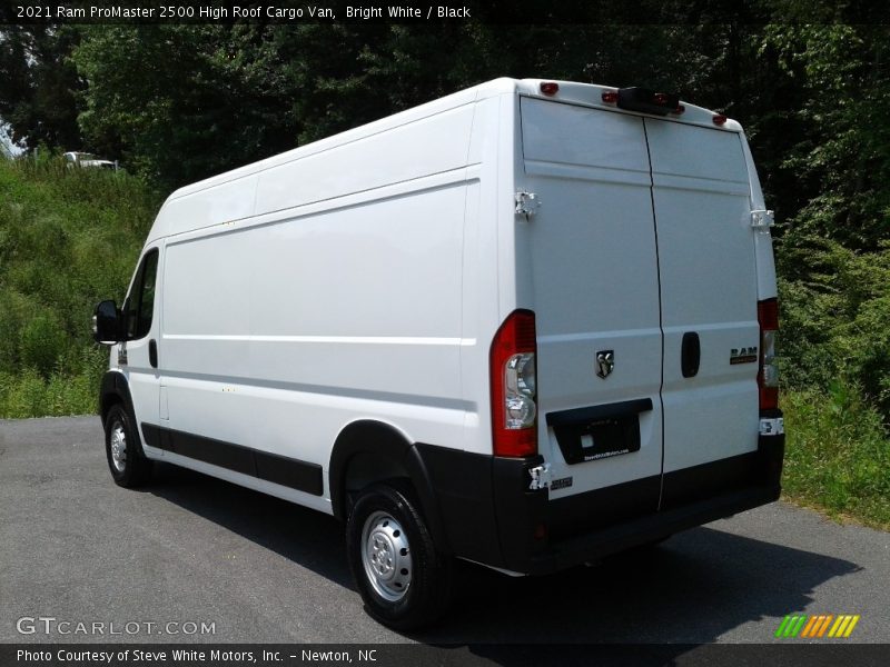 Bright White / Black 2021 Ram ProMaster 2500 High Roof Cargo Van