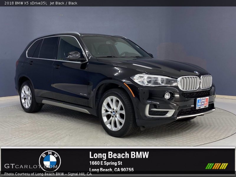 Jet Black / Black 2018 BMW X5 sDrive35i