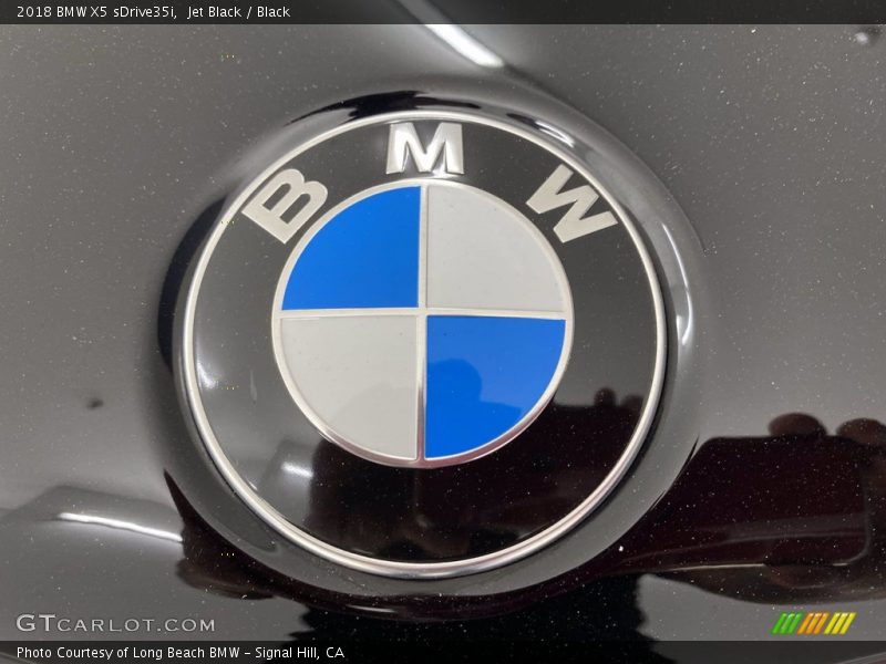 Jet Black / Black 2018 BMW X5 sDrive35i
