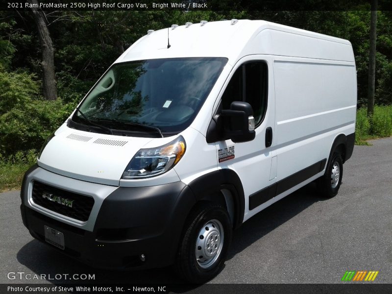 Bright White / Black 2021 Ram ProMaster 2500 High Roof Cargo Van