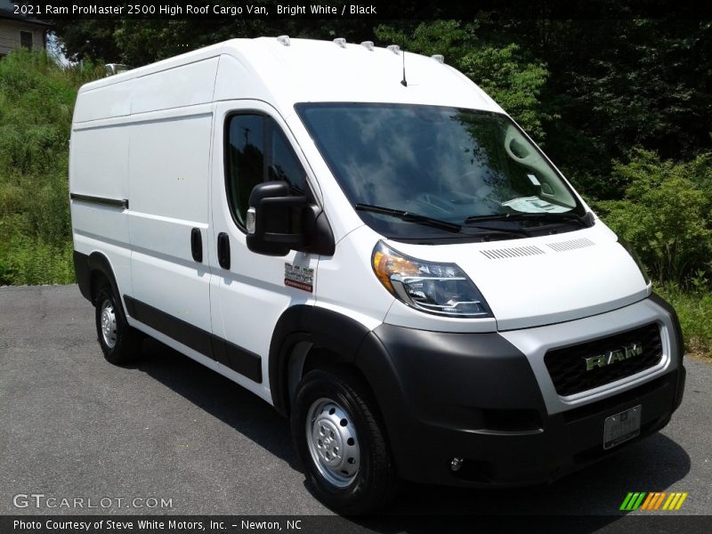 Bright White / Black 2021 Ram ProMaster 2500 High Roof Cargo Van