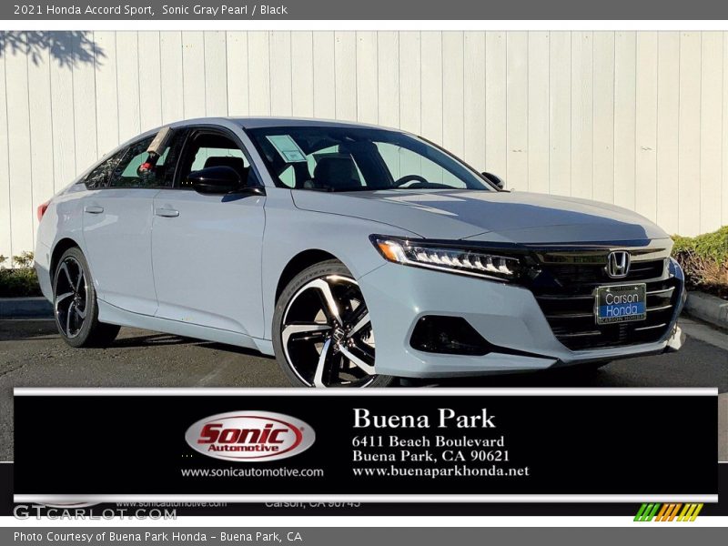 Sonic Gray Pearl / Black 2021 Honda Accord Sport