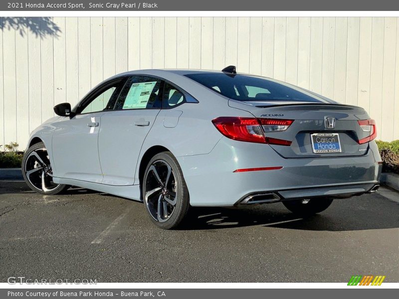 Sonic Gray Pearl / Black 2021 Honda Accord Sport