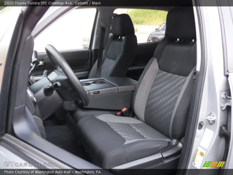 Front Seat of 2020 Tundra SR5 CrewMax 4x4