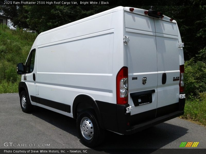Bright White / Black 2021 Ram ProMaster 2500 High Roof Cargo Van