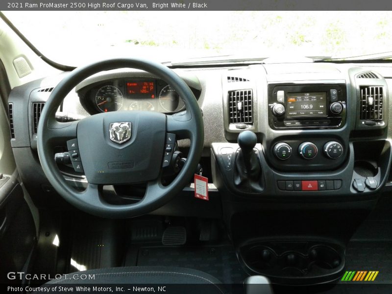 Bright White / Black 2021 Ram ProMaster 2500 High Roof Cargo Van