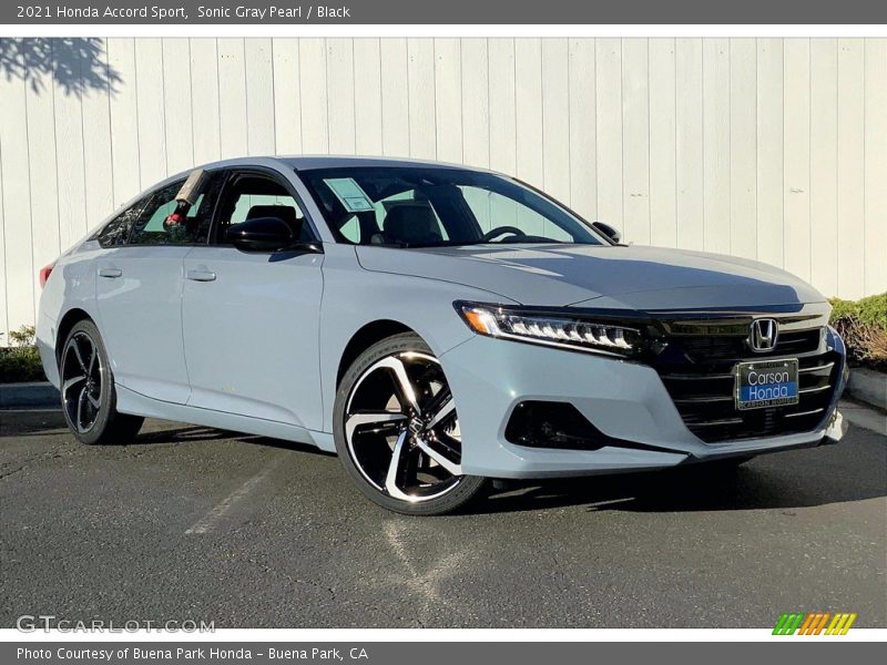 Sonic Gray Pearl / Black 2021 Honda Accord Sport