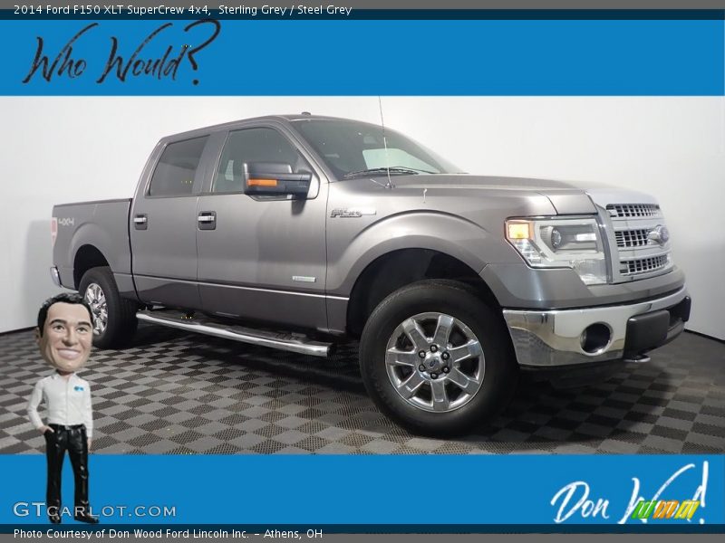Sterling Grey / Steel Grey 2014 Ford F150 XLT SuperCrew 4x4