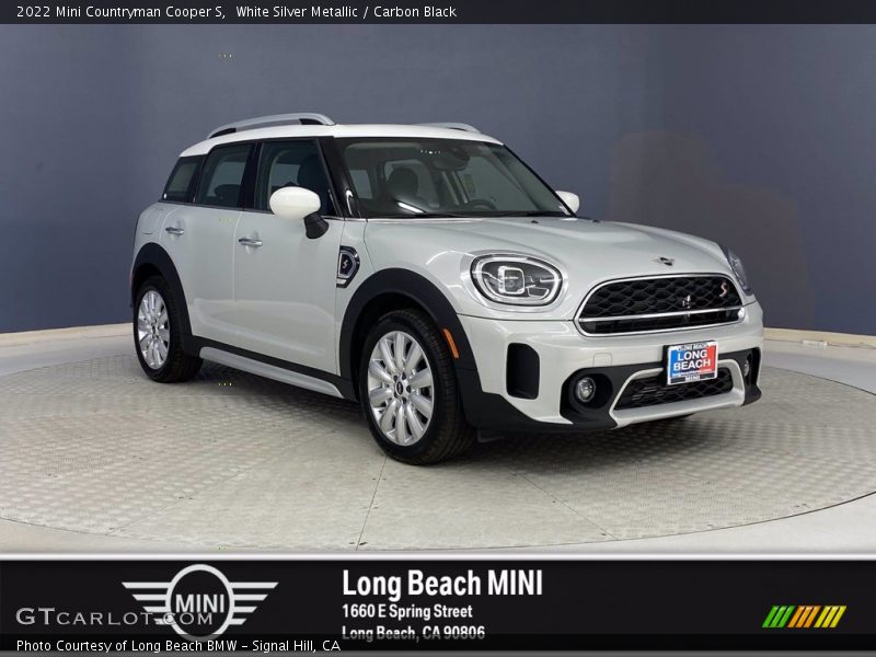 White Silver Metallic / Carbon Black 2022 Mini Countryman Cooper S