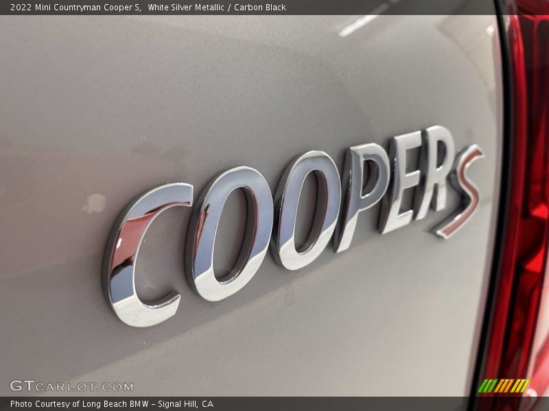 White Silver Metallic / Carbon Black 2022 Mini Countryman Cooper S