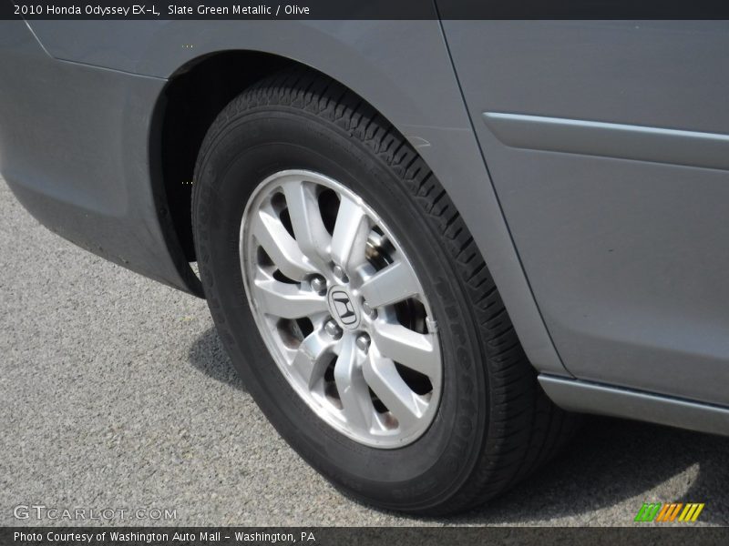 Slate Green Metallic / Olive 2010 Honda Odyssey EX-L