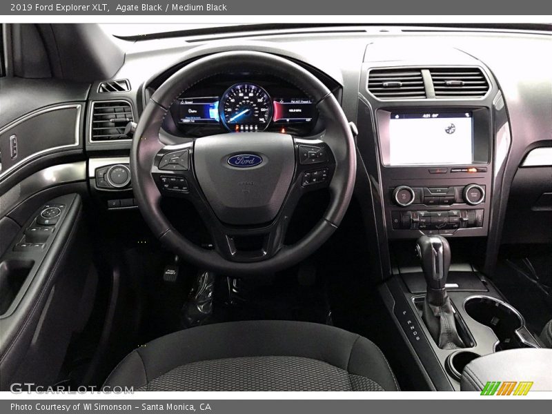 Dashboard of 2019 Explorer XLT