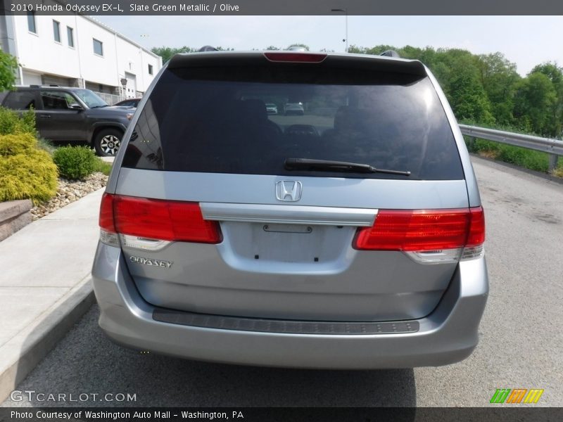 Slate Green Metallic / Olive 2010 Honda Odyssey EX-L