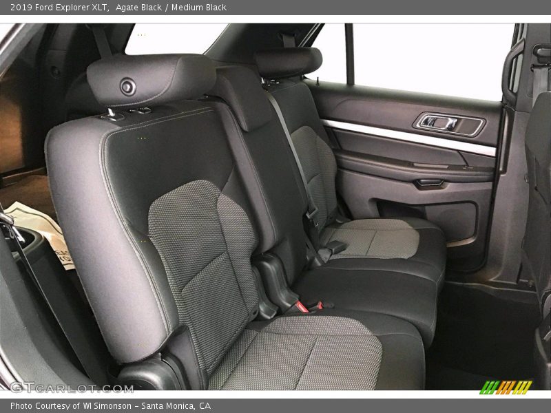 Rear Seat of 2019 Explorer XLT
