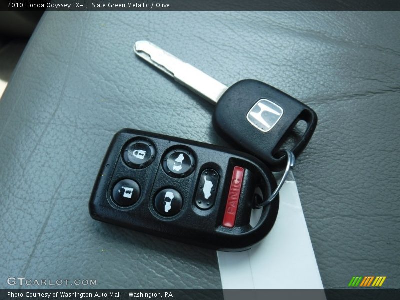 Slate Green Metallic / Olive 2010 Honda Odyssey EX-L