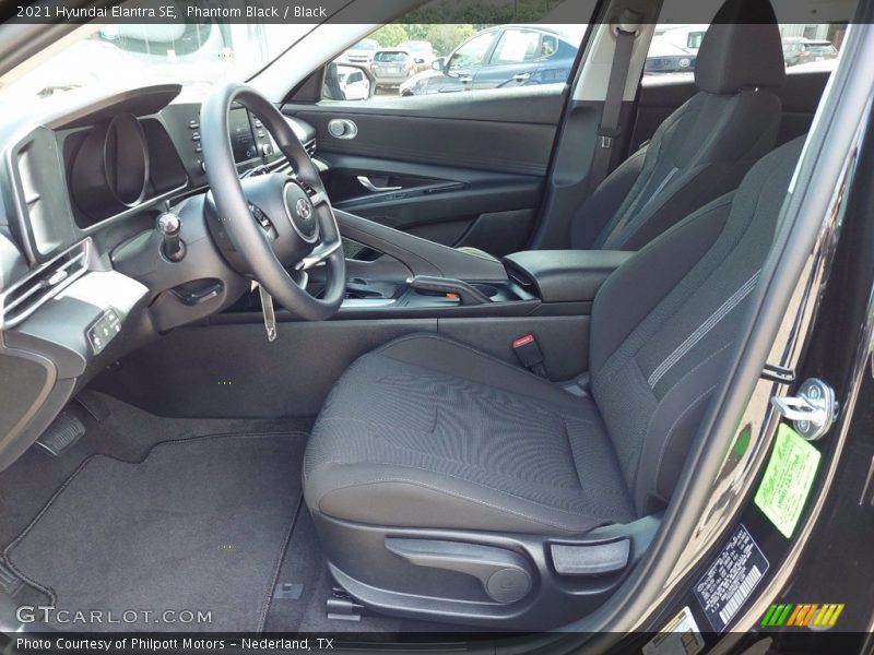 Phantom Black / Black 2021 Hyundai Elantra SE
