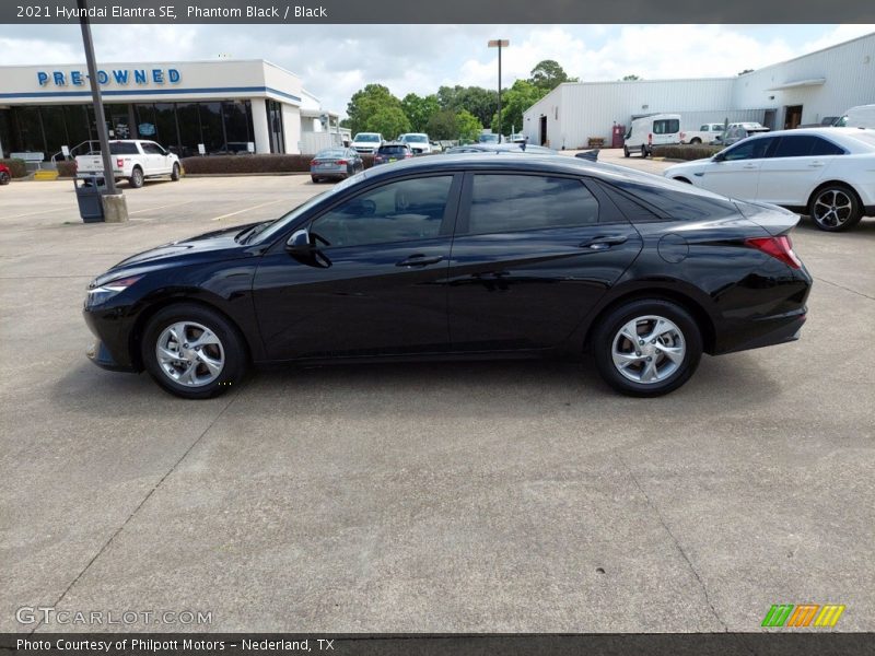 Phantom Black / Black 2021 Hyundai Elantra SE