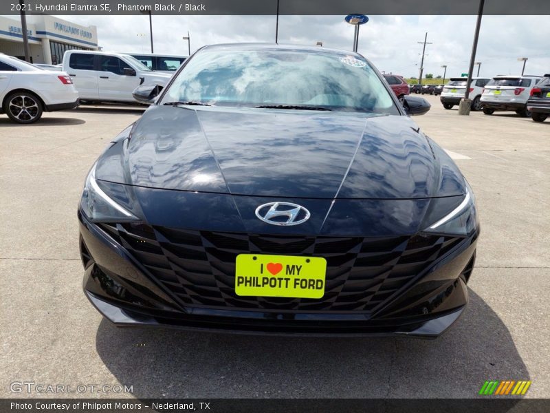 Phantom Black / Black 2021 Hyundai Elantra SE