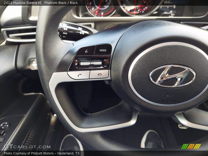 Phantom Black / Black 2021 Hyundai Elantra SE