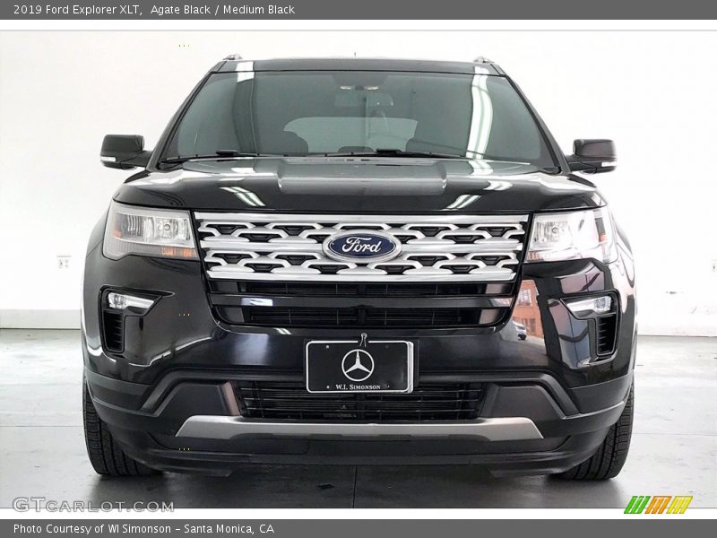 Agate Black / Medium Black 2019 Ford Explorer XLT