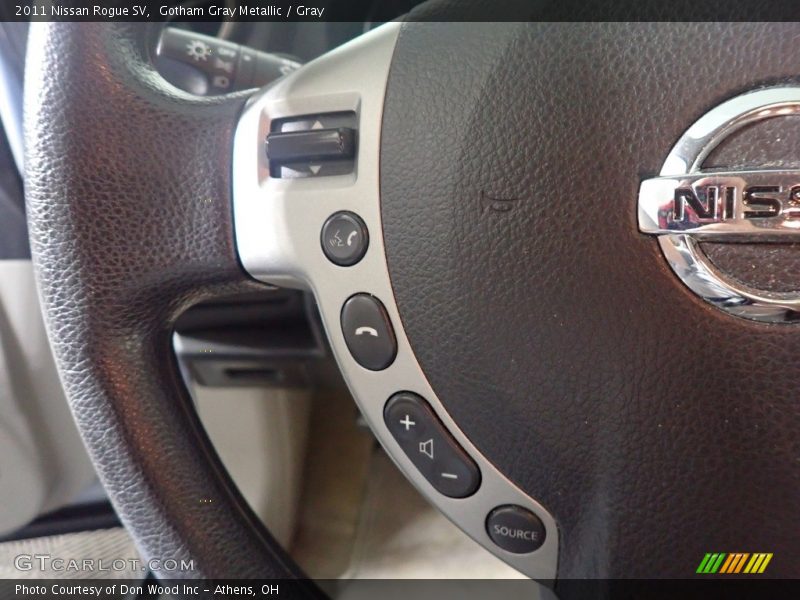 Gotham Gray Metallic / Gray 2011 Nissan Rogue SV