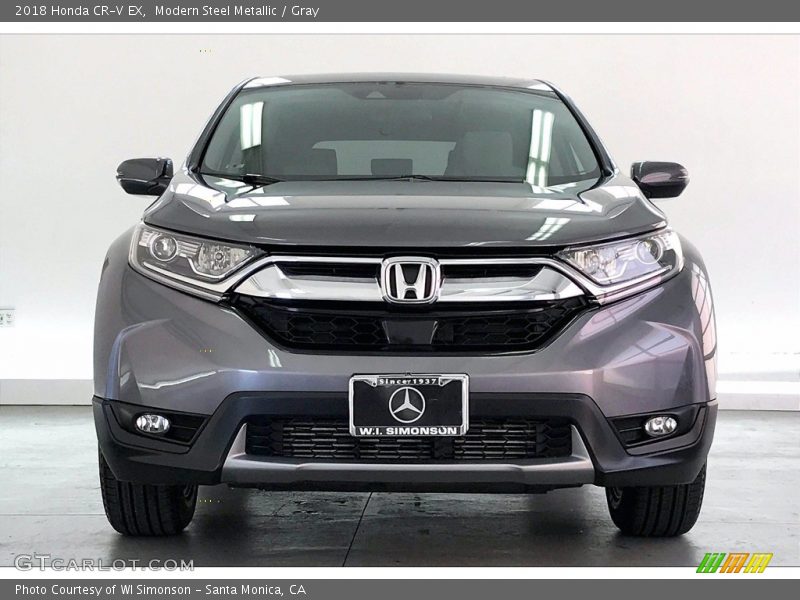 Modern Steel Metallic / Gray 2018 Honda CR-V EX