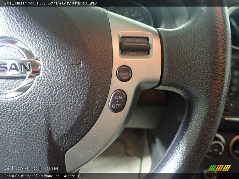 Gotham Gray Metallic / Gray 2011 Nissan Rogue SV
