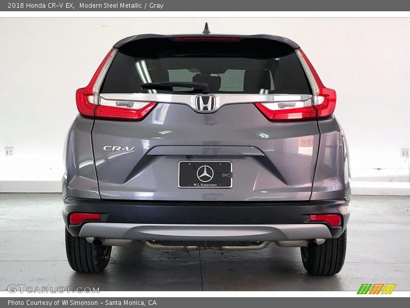 Modern Steel Metallic / Gray 2018 Honda CR-V EX