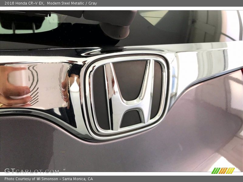 Modern Steel Metallic / Gray 2018 Honda CR-V EX