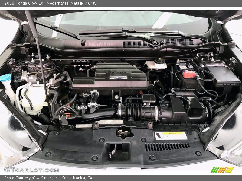 Modern Steel Metallic / Gray 2018 Honda CR-V EX