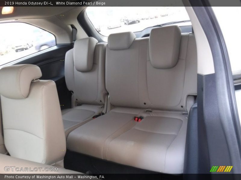 White Diamond Pearl / Beige 2019 Honda Odyssey EX-L