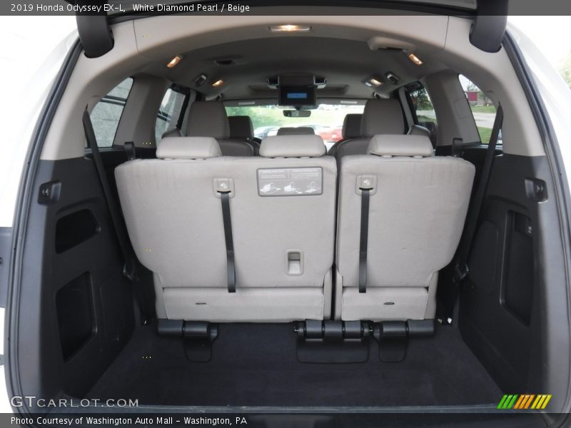 White Diamond Pearl / Beige 2019 Honda Odyssey EX-L