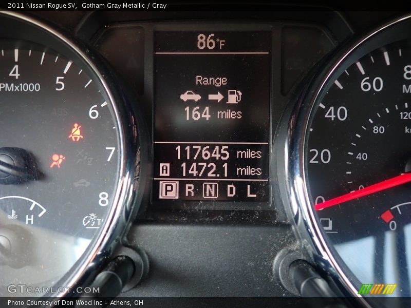 Gotham Gray Metallic / Gray 2011 Nissan Rogue SV