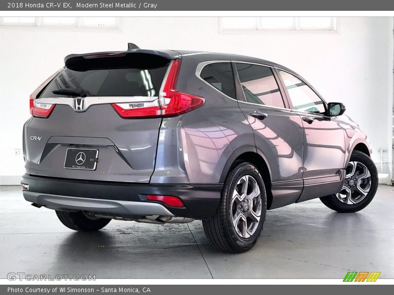 Modern Steel Metallic / Gray 2018 Honda CR-V EX