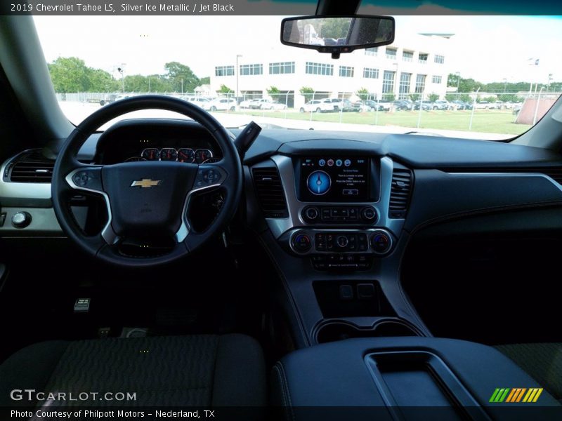 Silver Ice Metallic / Jet Black 2019 Chevrolet Tahoe LS